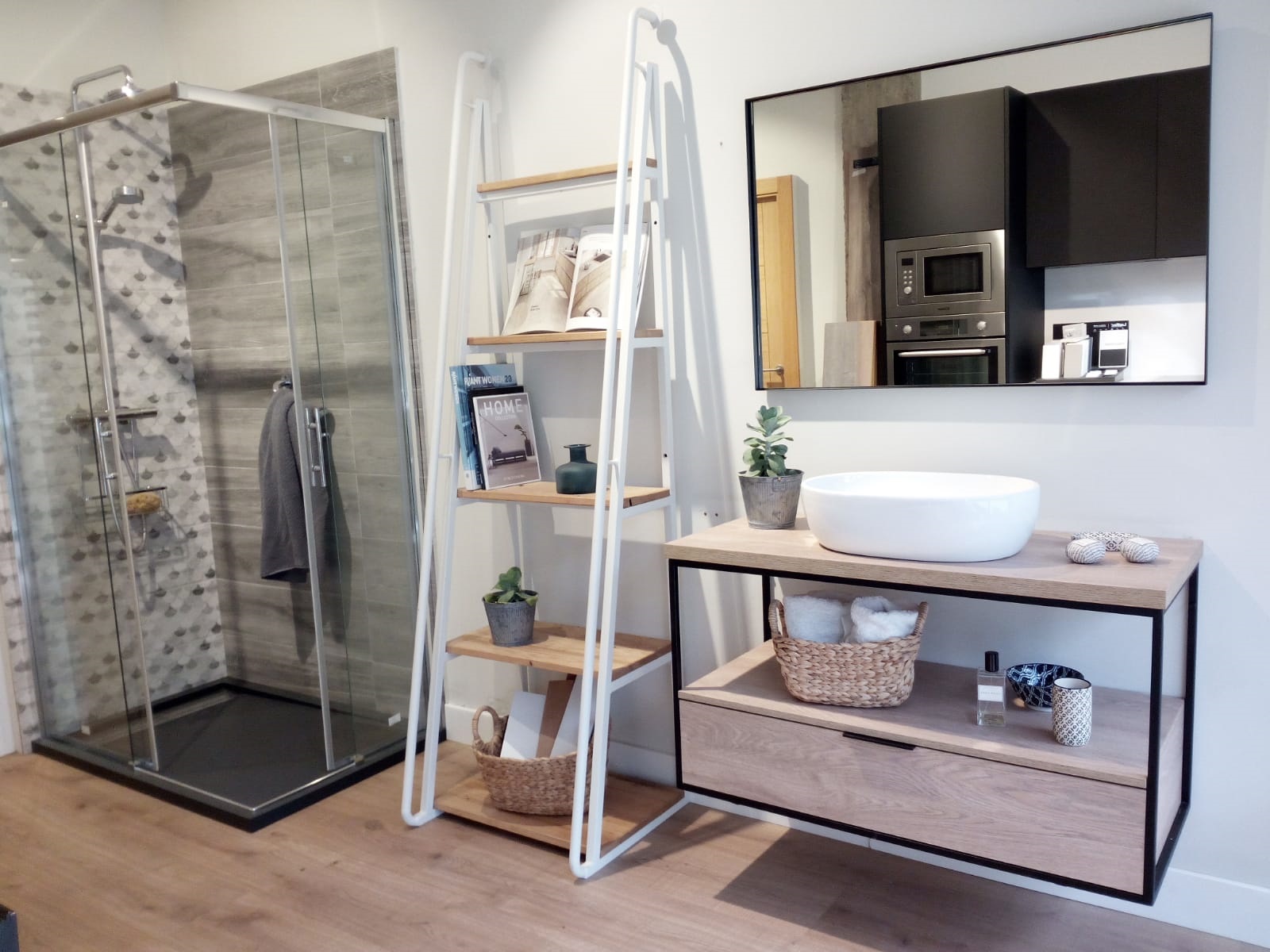 Nuevo mueble de baño estilo industrial